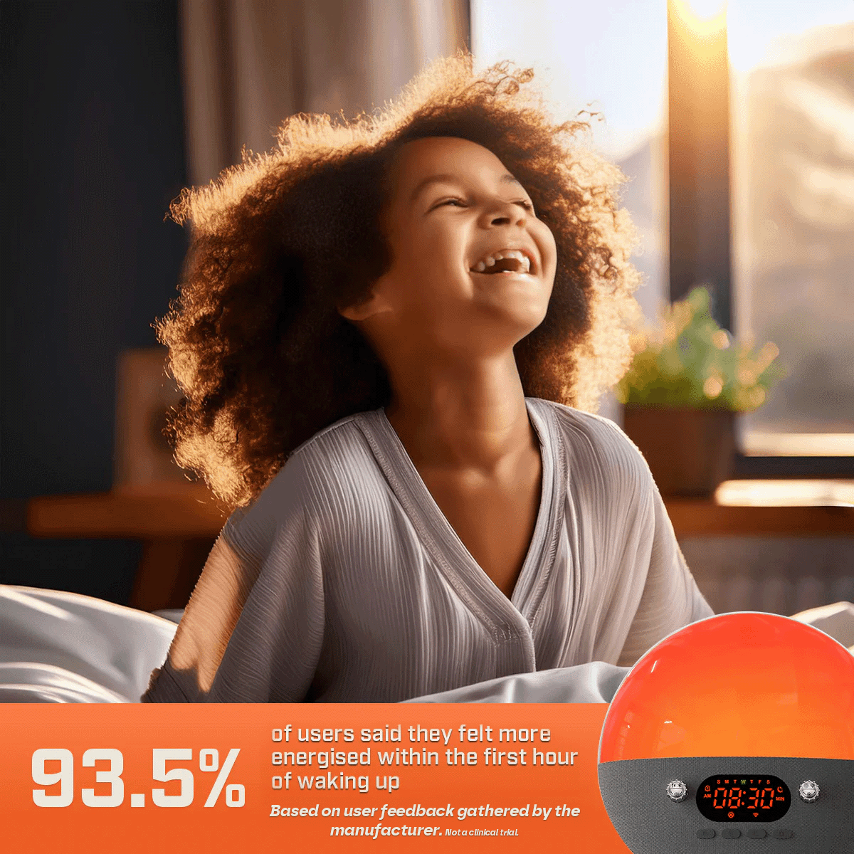 Smart Wake Up Alarm Clock Pro