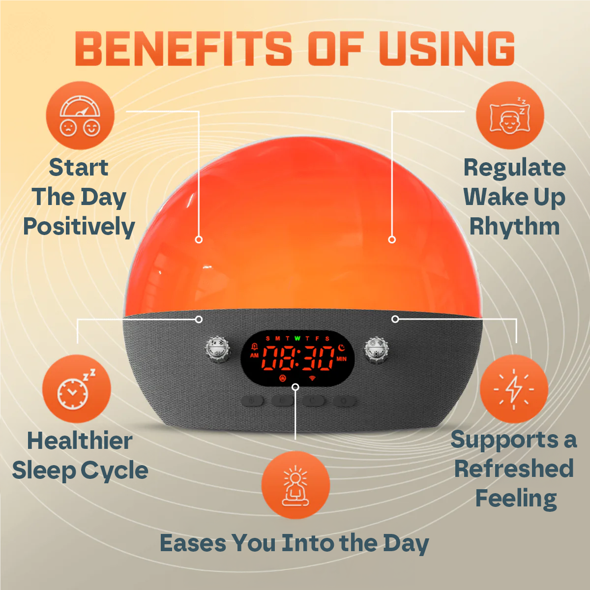 Smart Wake Up Alarm Clock Pro